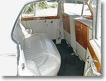 Rear compartment of the Rolls Royce Silver Cloud