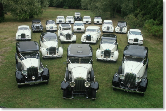 Wedding cars Essex - Aristocars fleet of Essex wedding cars