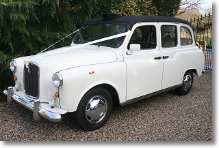 London Taxi Cab for wedding car hire in Essex