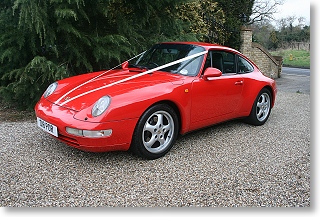 Porsche 993 for wedding car hire Essex