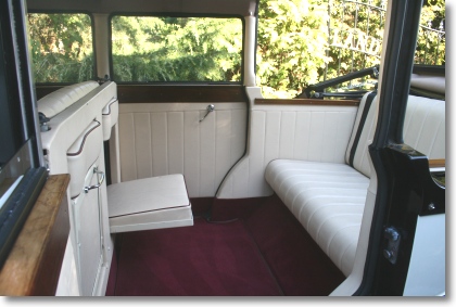 Regent in Ivory and Black interior shot