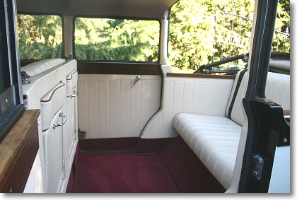 Regent in Ivory and Black interior shot